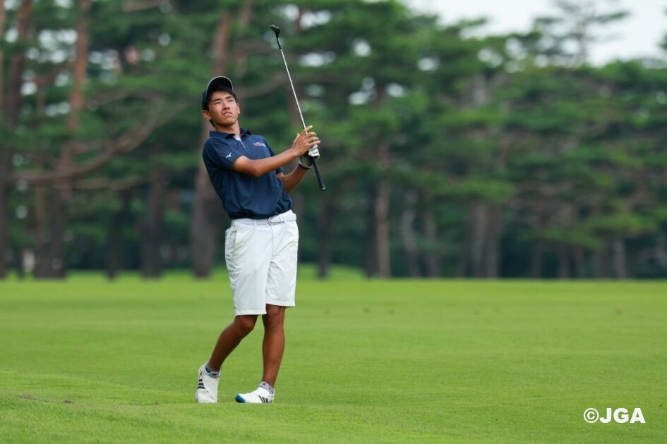 直近の悔しい敗戦のリベンジを狙う林田遼汰が8バーディを奪取し単独首位 | JGA 日本ゴルフ協会